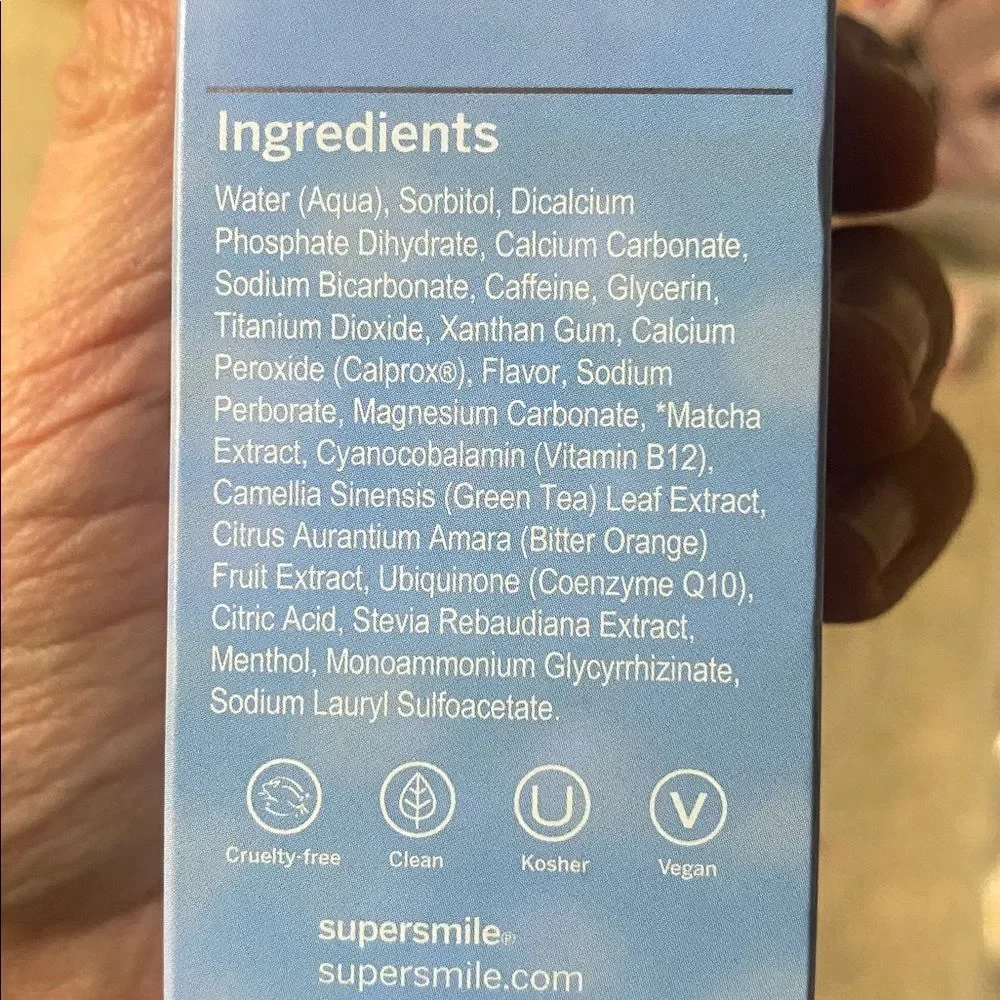 Supersmile Awake Whitening Toothpaste with Caffeine –‎ Zesty Mint – 4.2 oz – New